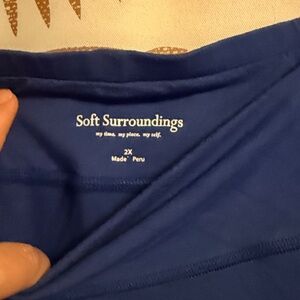 Soft Surroundings asymmetrical skirt 2x